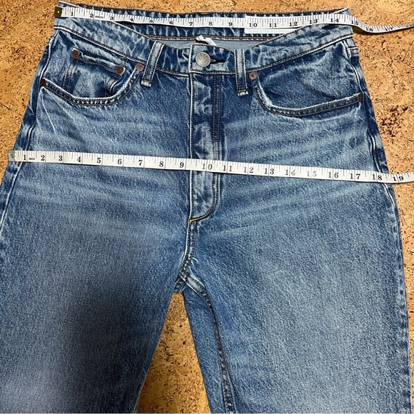 Rag & Bone Wm’s Nina High-Rise Ankle Cigarette Jean In Norwalk Wash Sz 28 - Picture 13 of 16